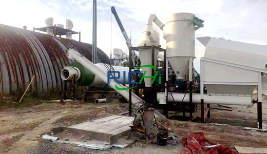 15tph organic fertilizer pellet machine in the organic fertilizer pellet plant