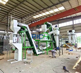 5-10tph straw pellet plant