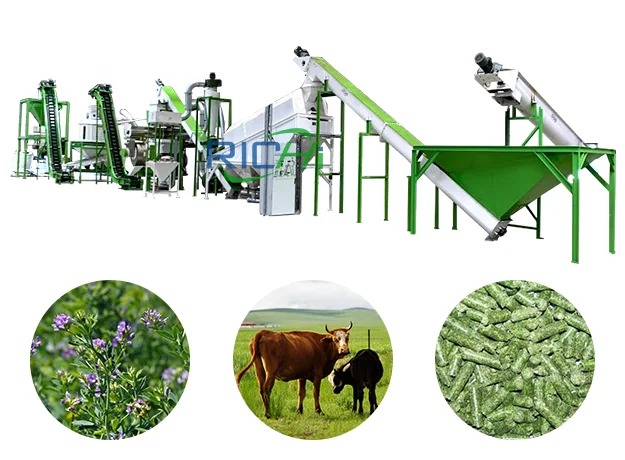 cattle feed processing plant