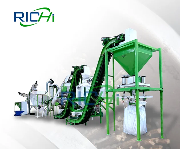 straw pellet plant
