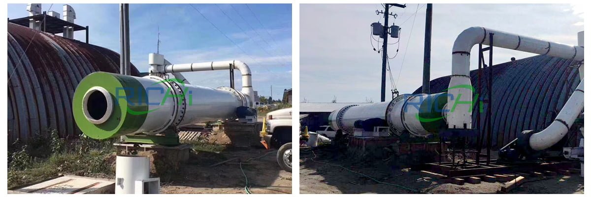 Drying System Of Cow Manure Fertilizer Production Line