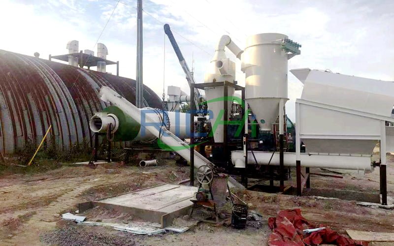 Mexico 1-2TPH Organic Fertilizer Production Line