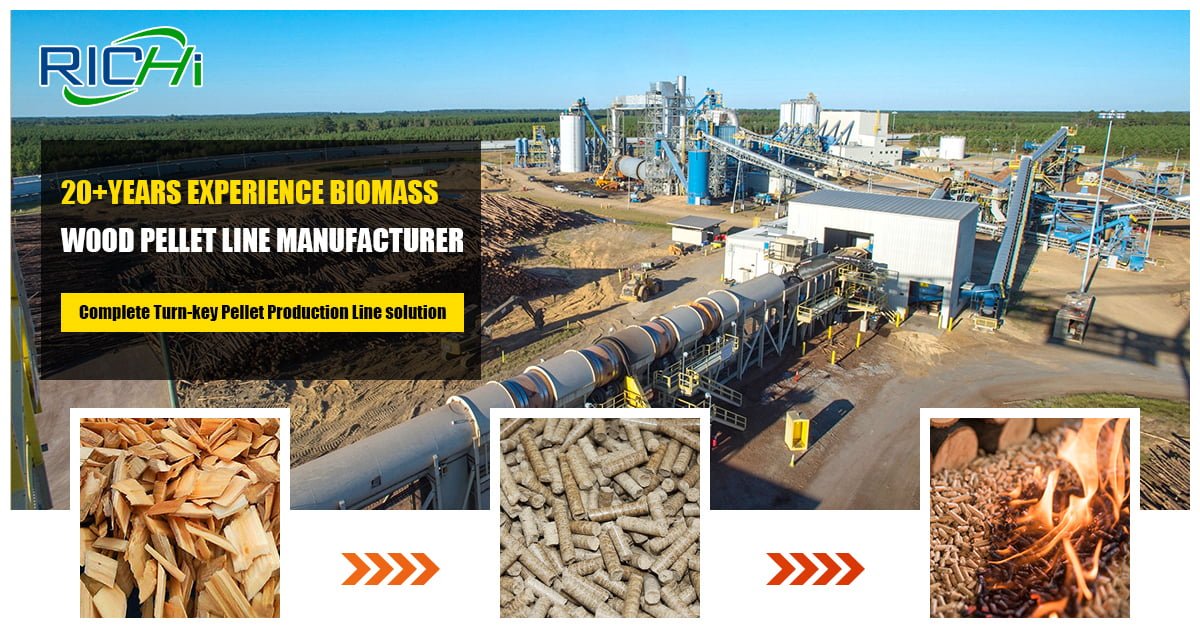 wood pellet production line