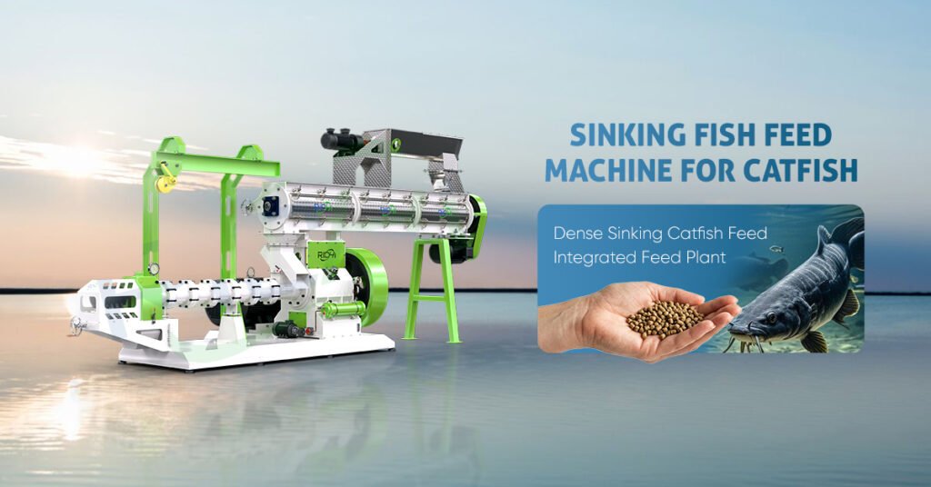 sinking fish feed extruder machine for sale 