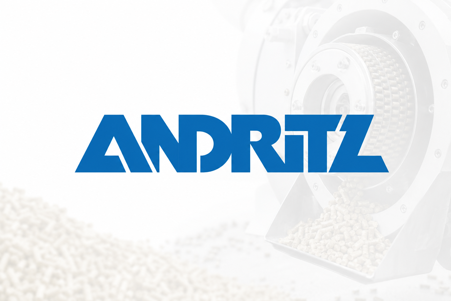 ANDRITZ pellet mill manufacturer brand illustration