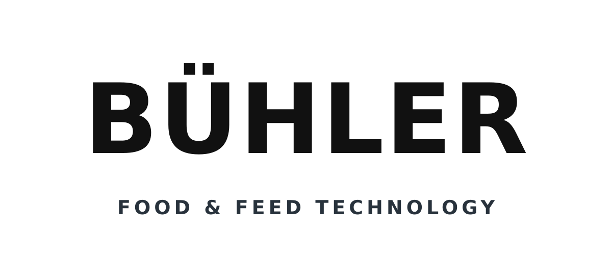Bühler logo for feed pellet mill manufacturer comparison