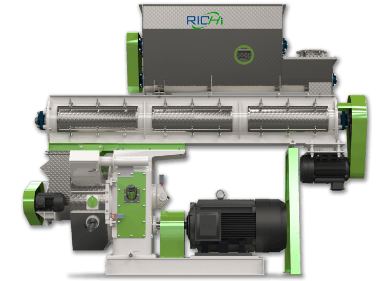 Cotton stalk feed pellet machine